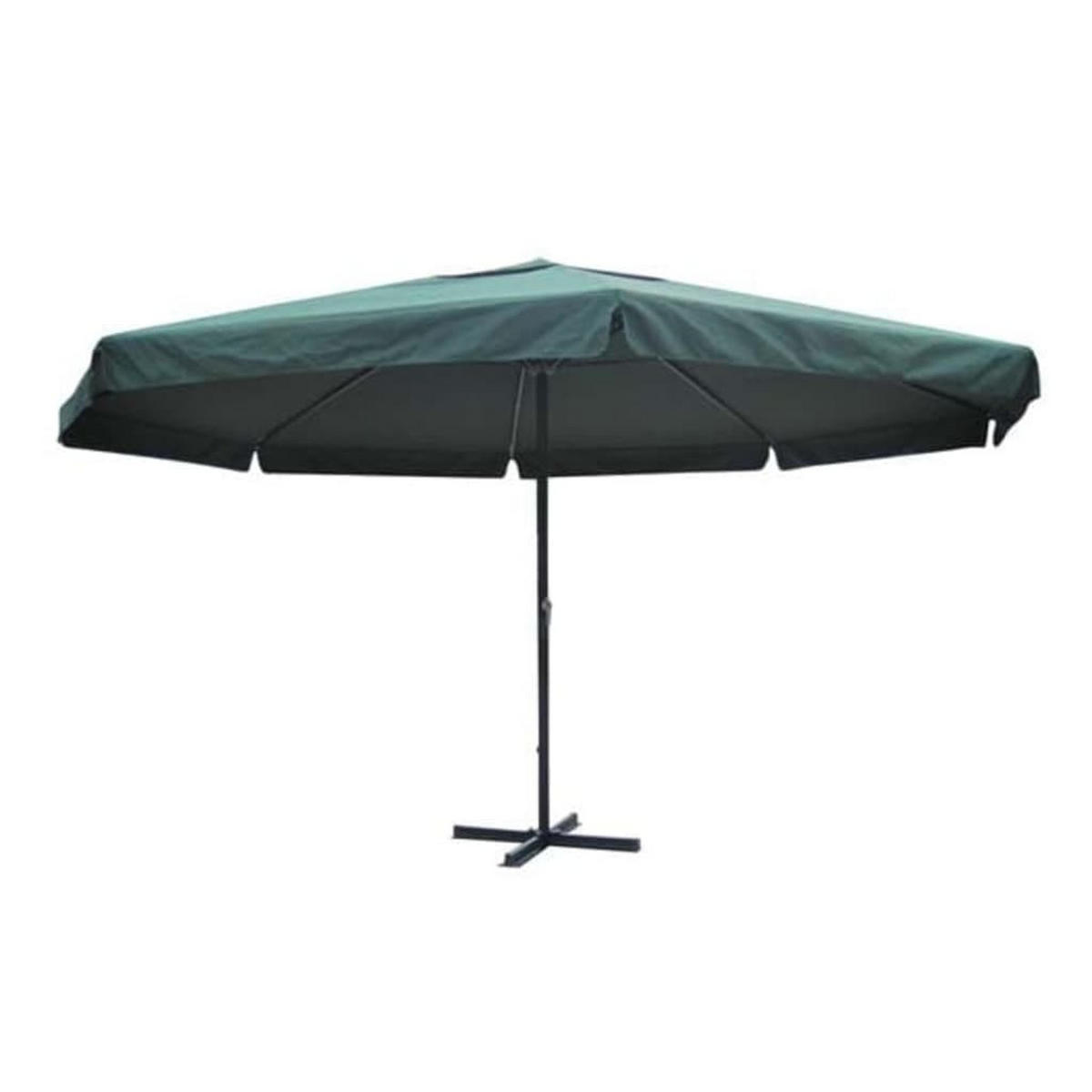 SONNENSCHIRM Grün Aluminium 500 Cm - Grün, Metall (500/500cm) - vidaXL