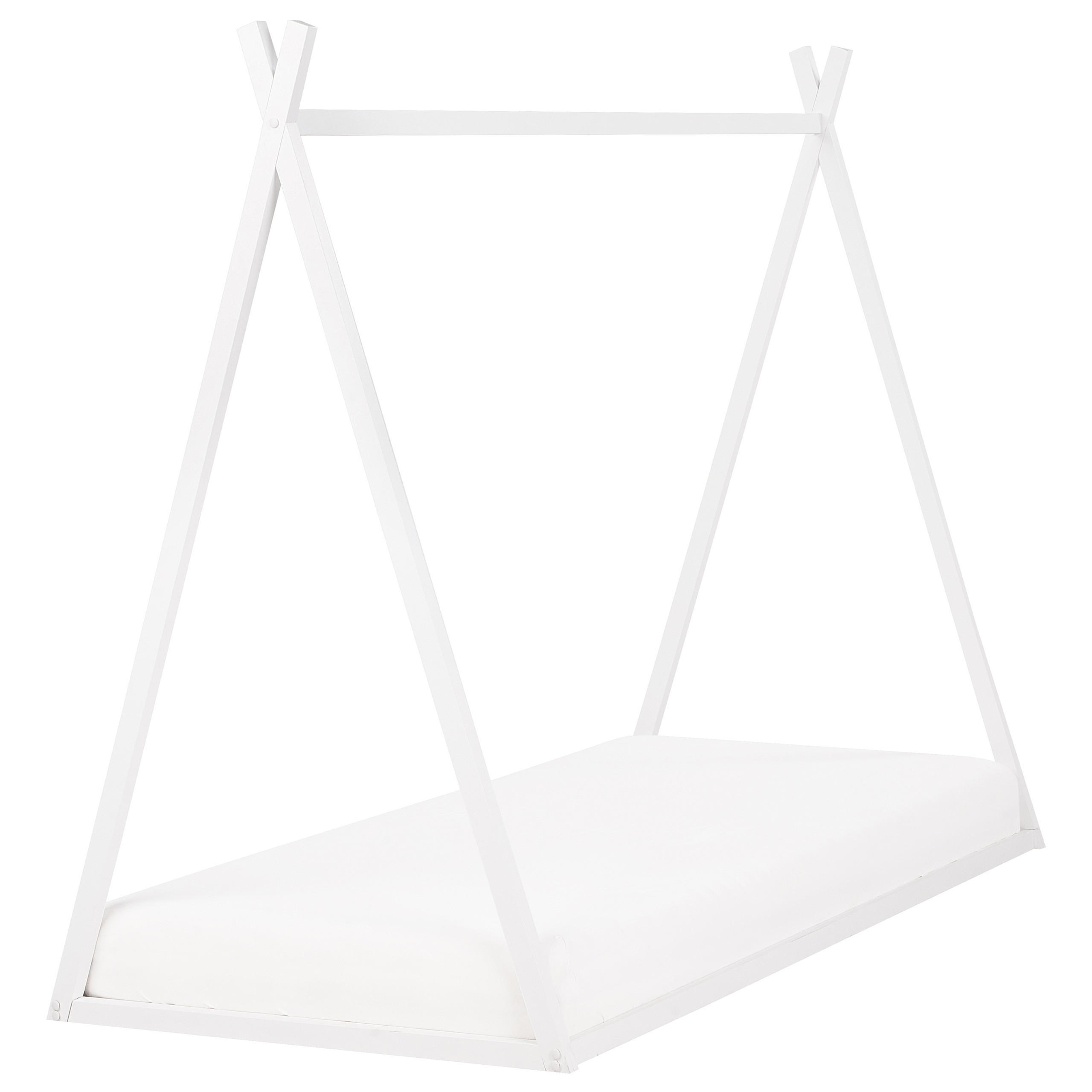 KINDERBETT Weiß 90-200 cm Saurat - Weiß, Holz (90/200cm) - Beliani