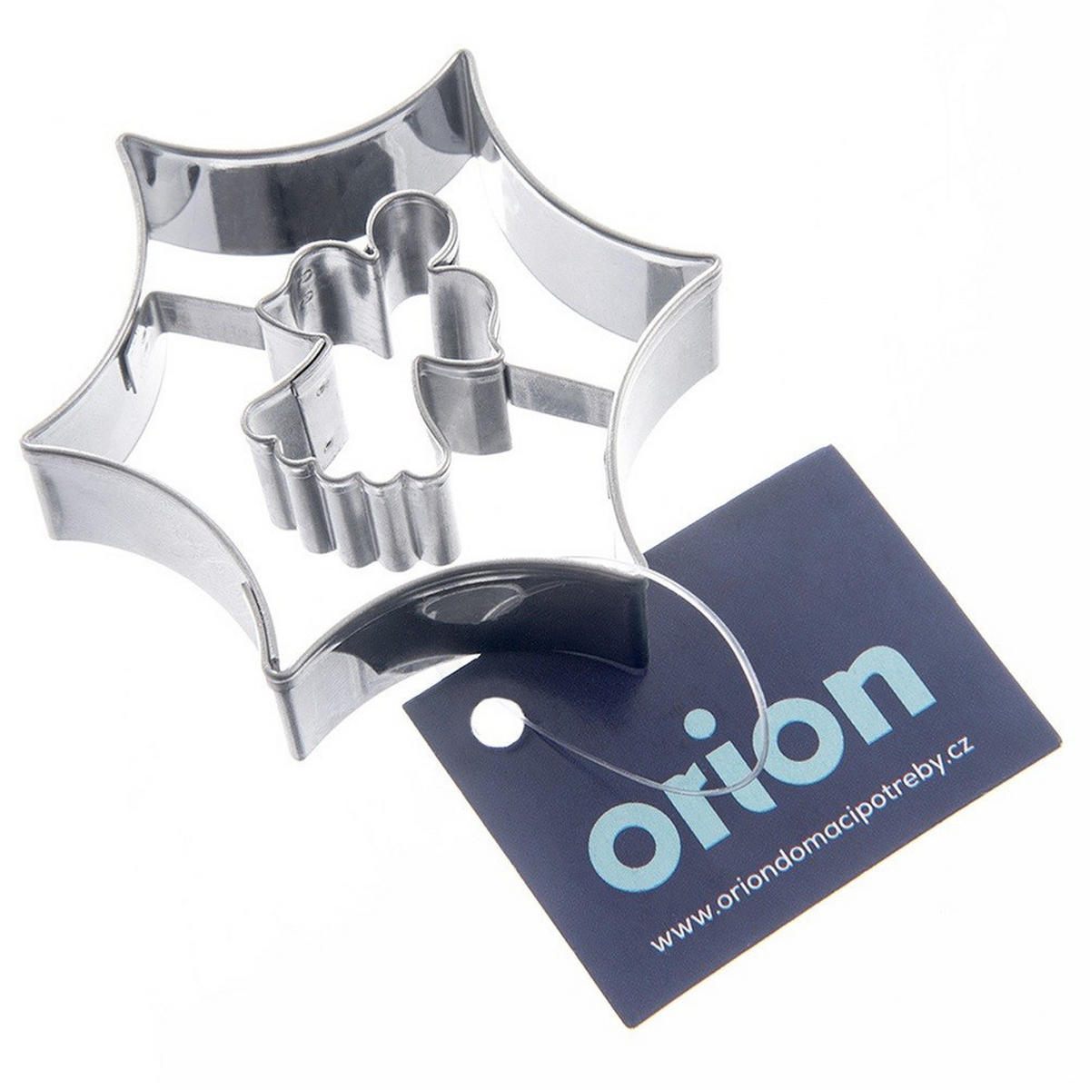 AUSSTECHFORM Stern Engel 5,5 cm Silber - Silberfarben, Metall (5.5/1.5/5.5cm) - Orion 