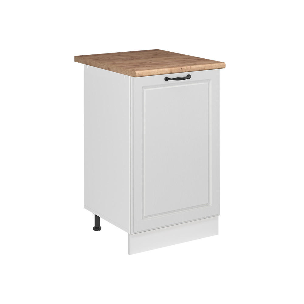Vicco SPODNÍ SKŘÍŇKA KUCHYŇSKÉ LINKY R-Line, Bílý venkovský dům/Bílá, 50 cm pracovná doska Dub Goldkraft