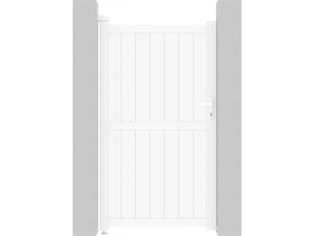 TOR lola weiss - Weiß, Metall (1/181/101cm) - Habitat Garten