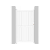 TOR lola weiss - Weiß, Metall (1/181/101cm) - Habitat Garten