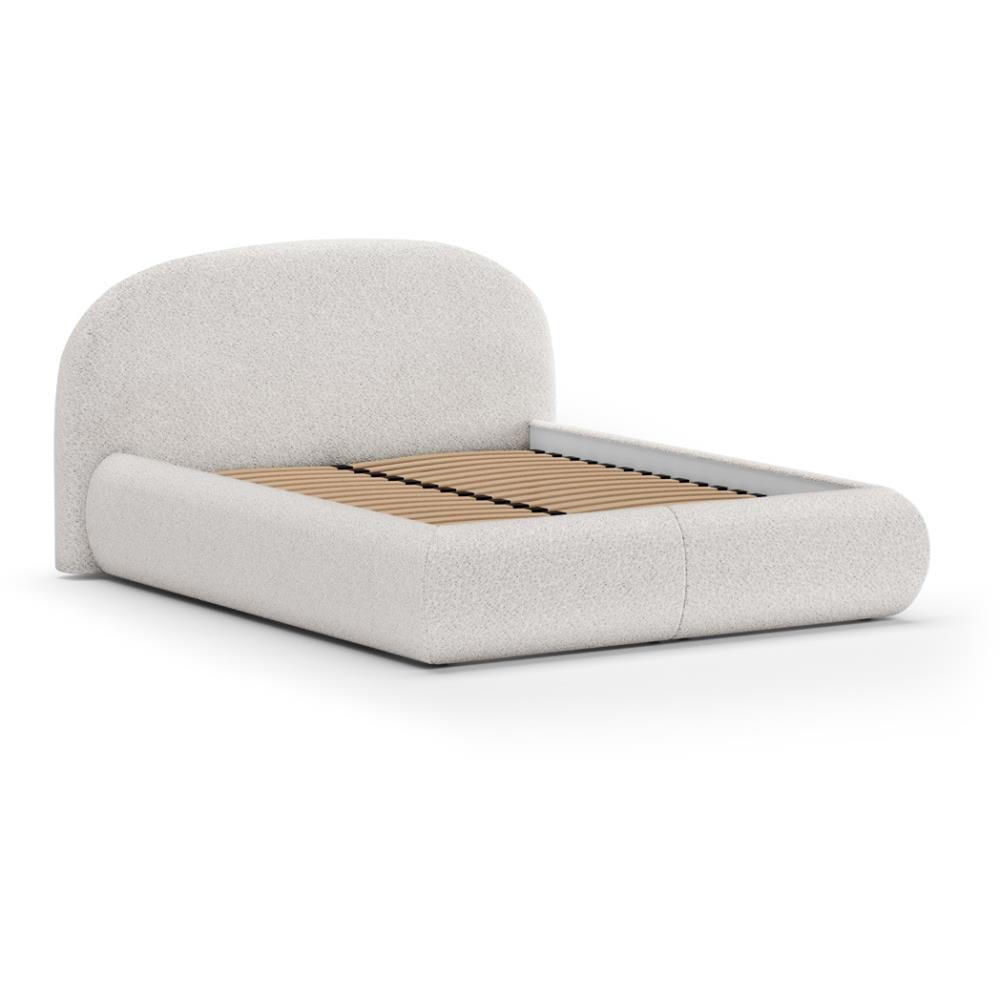 Beautysofa Polsterbett Beige 140x200 cm