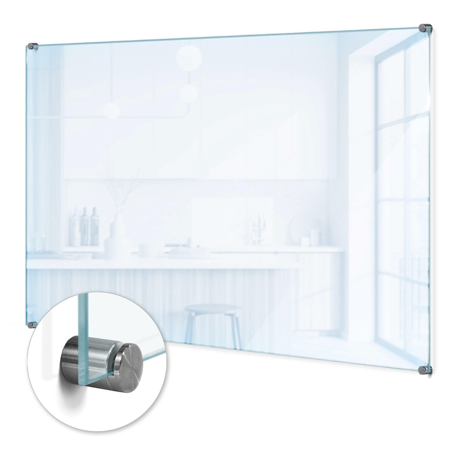 KÜCHENRÜCKWAND - Transparent, Glas (100/70/0.4cm) - ArtPrintCave