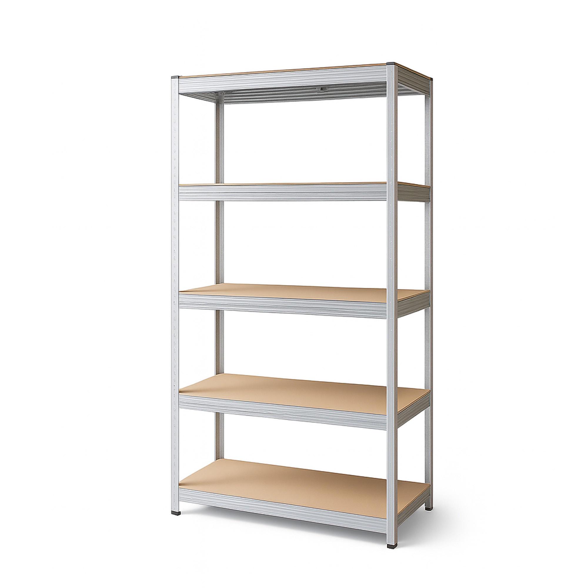 SCHWERLASTREGAL 172x30x75 cm - Silberfarben, Metall (75/172/30cm) - Bestlivings
