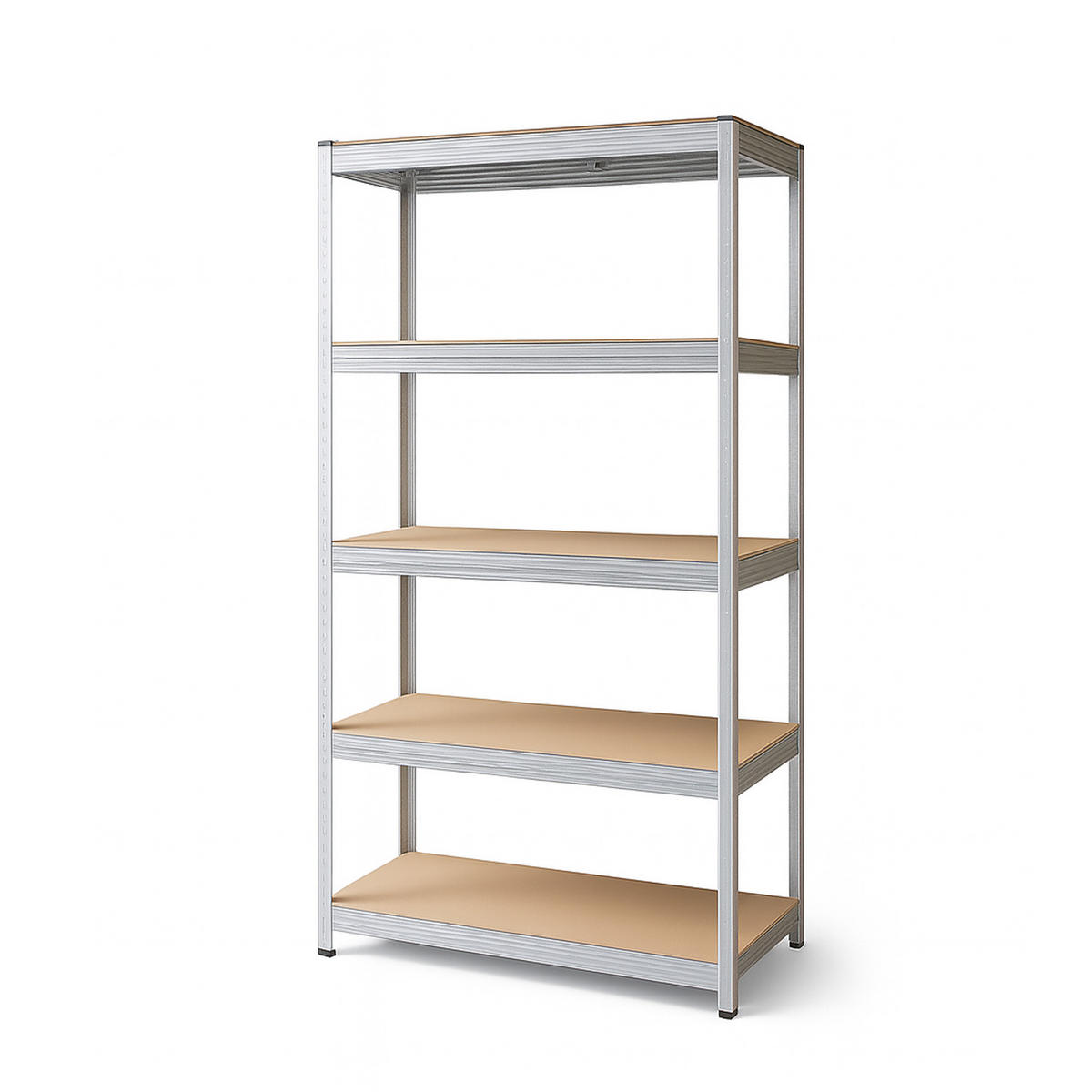 SCHWERLASTREGAL 172x30x75 cm - Silberfarben, Metall (75/172/30cm) - Bestlivings