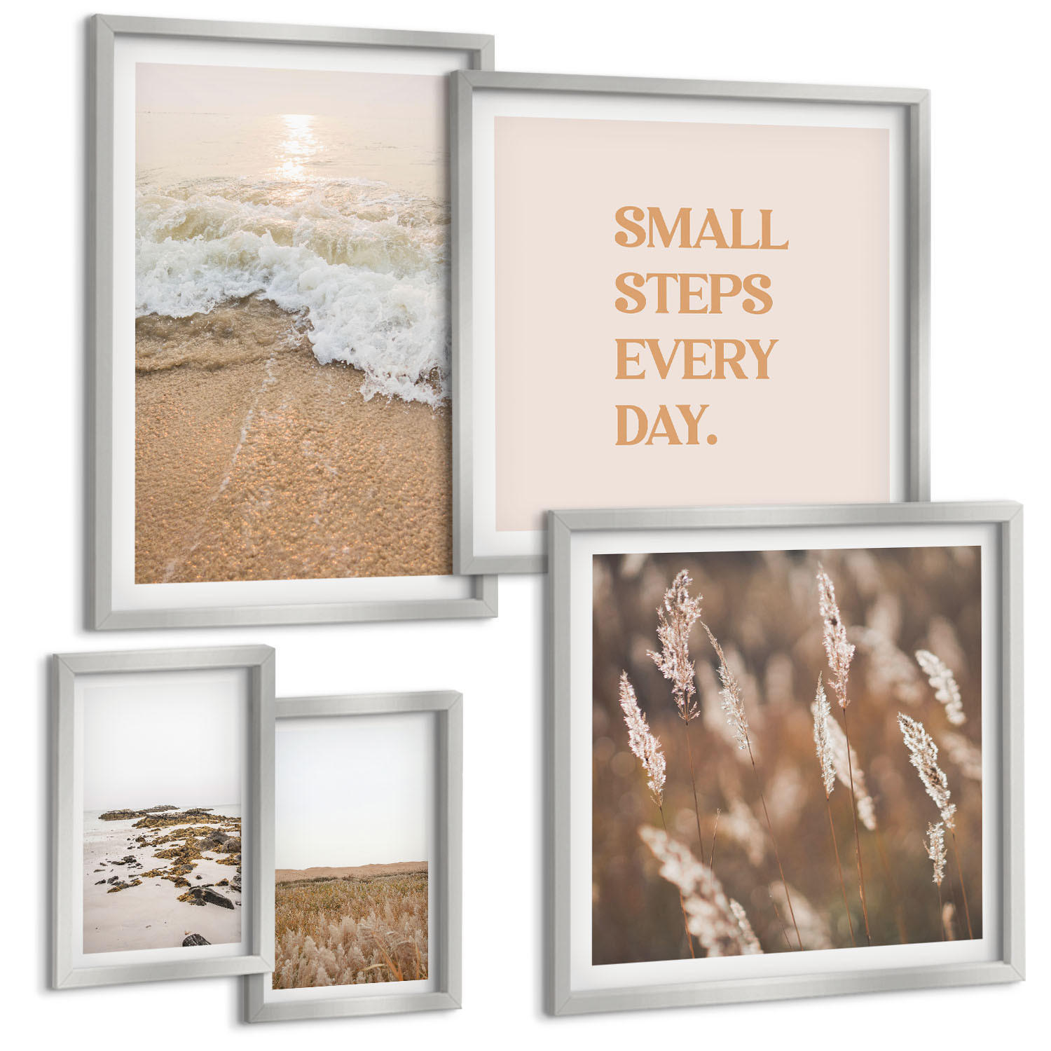 Tulup Bilder Silber 40x60 cm