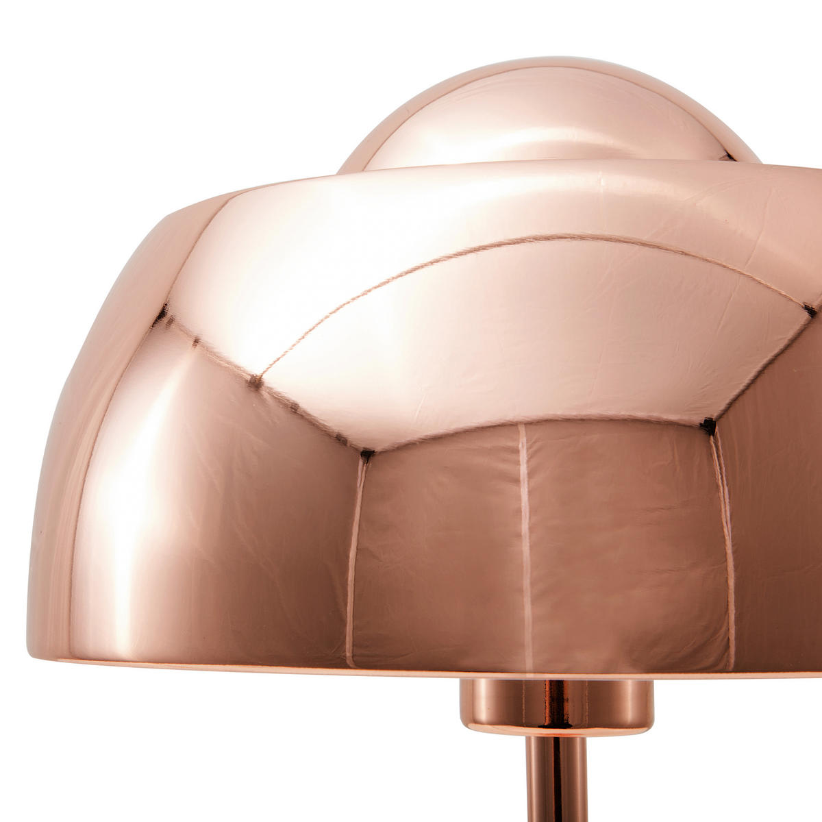 TISCHLAMPE Senette 24/24/44 cm - Kupferfarben, Metall (24/24/44cm) - Beliani