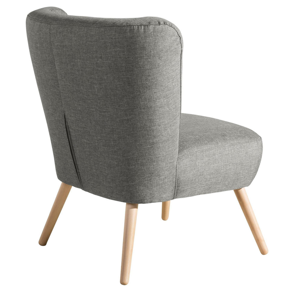 SESSEL Kassi Bezug Flachgewebe Buche natur / hellgrau - Hellgrau, Kunststoff (69/80/68cm) - 58aufmkessel