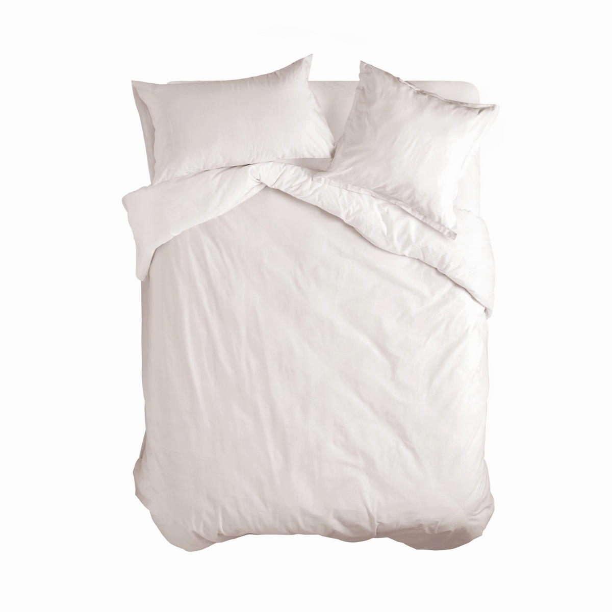 BETTBEZUG basic 240x220 cm (übergrösse) weiss - Weiß, Textil (240/220cm) - Happy Friday
