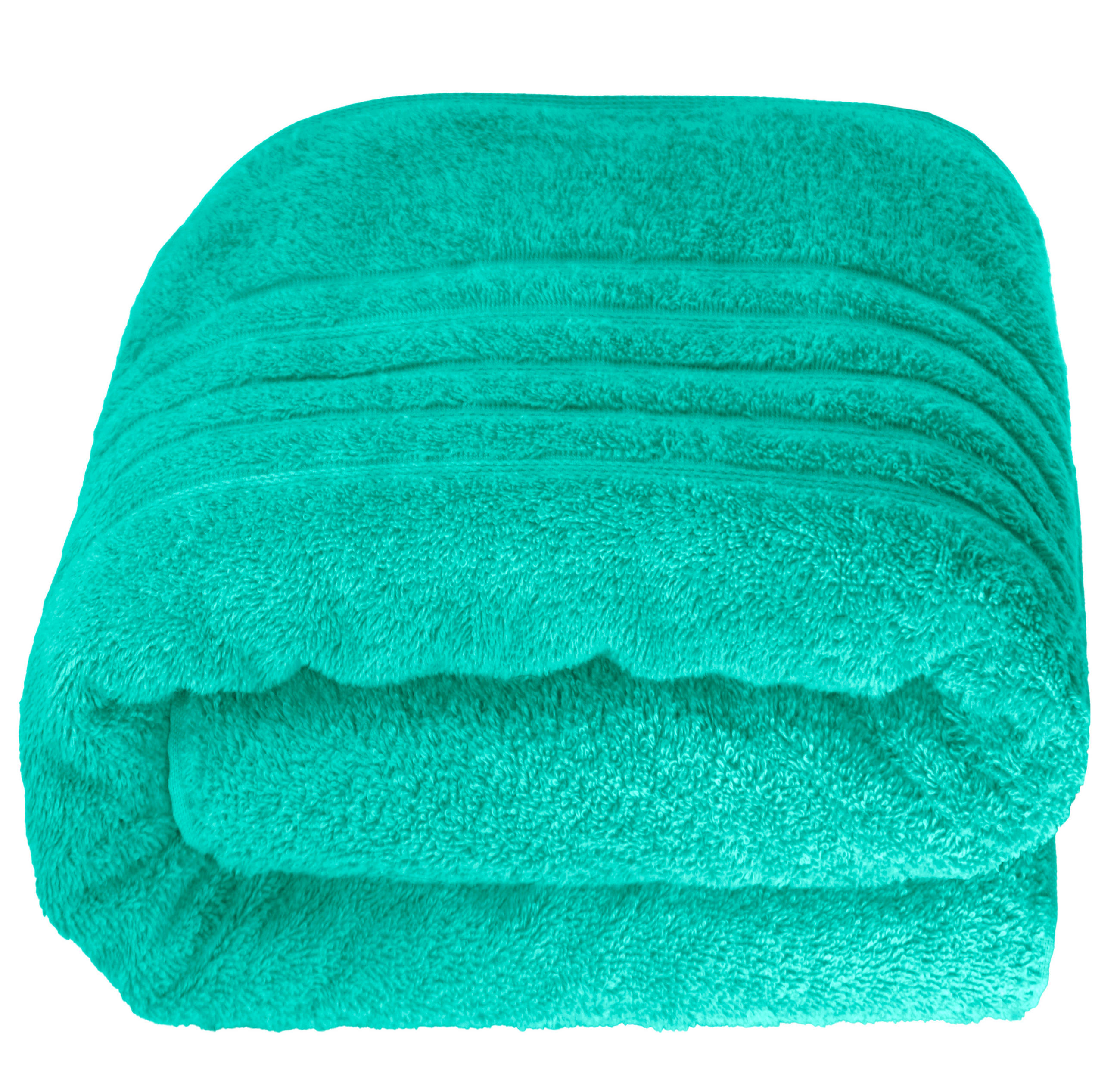 BADETUCH London Meeres Türkis 100x200 cm - Hellgrün, Textil (100/200cm) - Lashuma