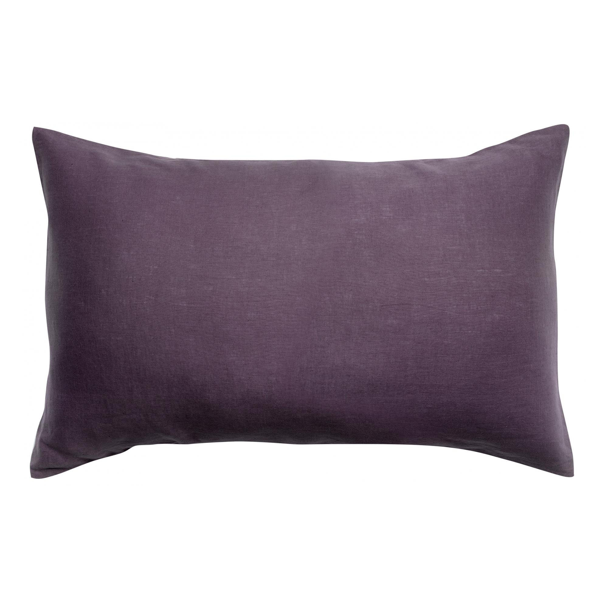 KISSENBEZUG Zeff raisin 50 x 75 cm - Violett, Textil (50/75cm) - Vivaraise
