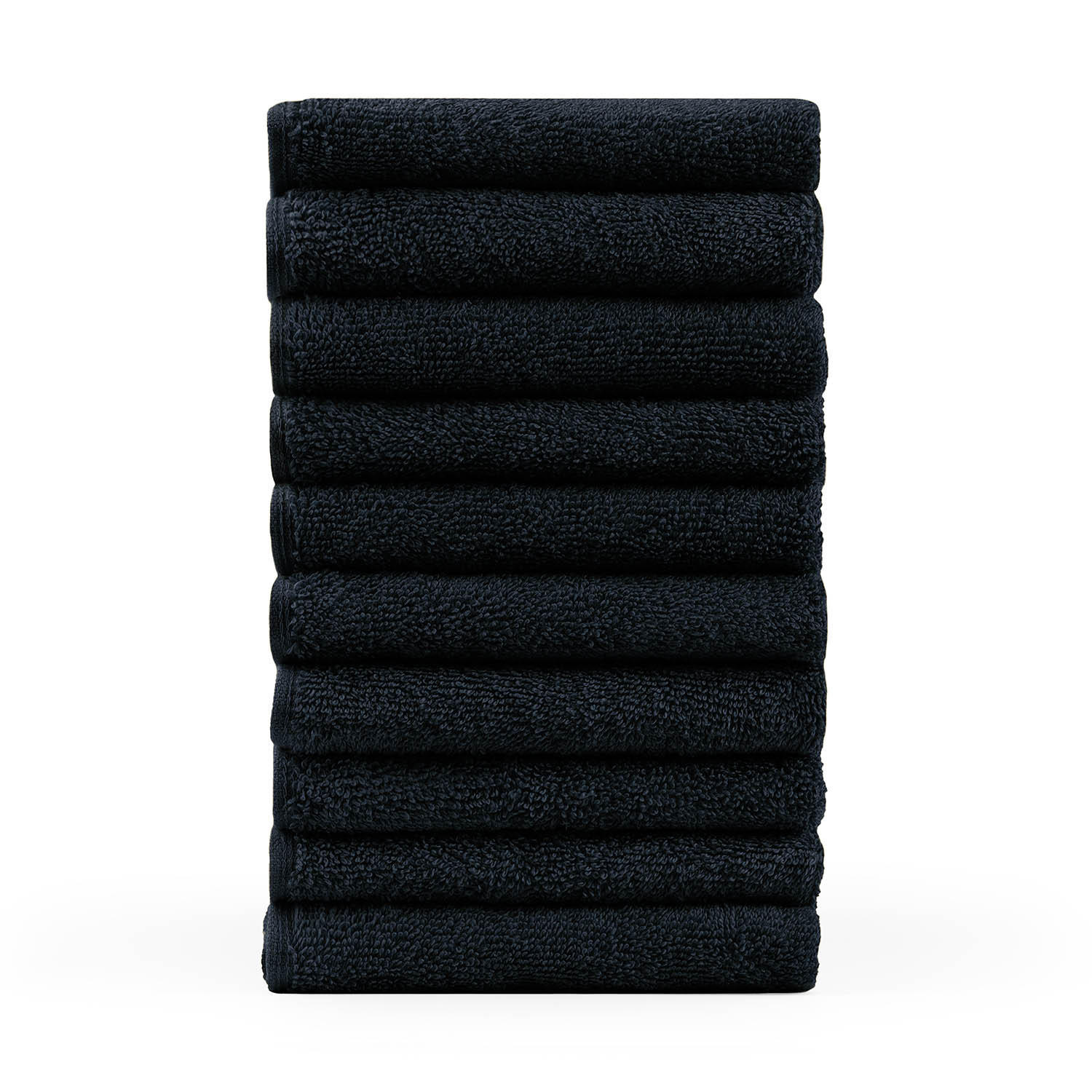 RUČNÍK PRO HOSTY sada 10 ks, 10x ručník pro hosty 30/30 cm, tmavomodrá - tmavomodrá, textil (30/30cm) - Blumtal