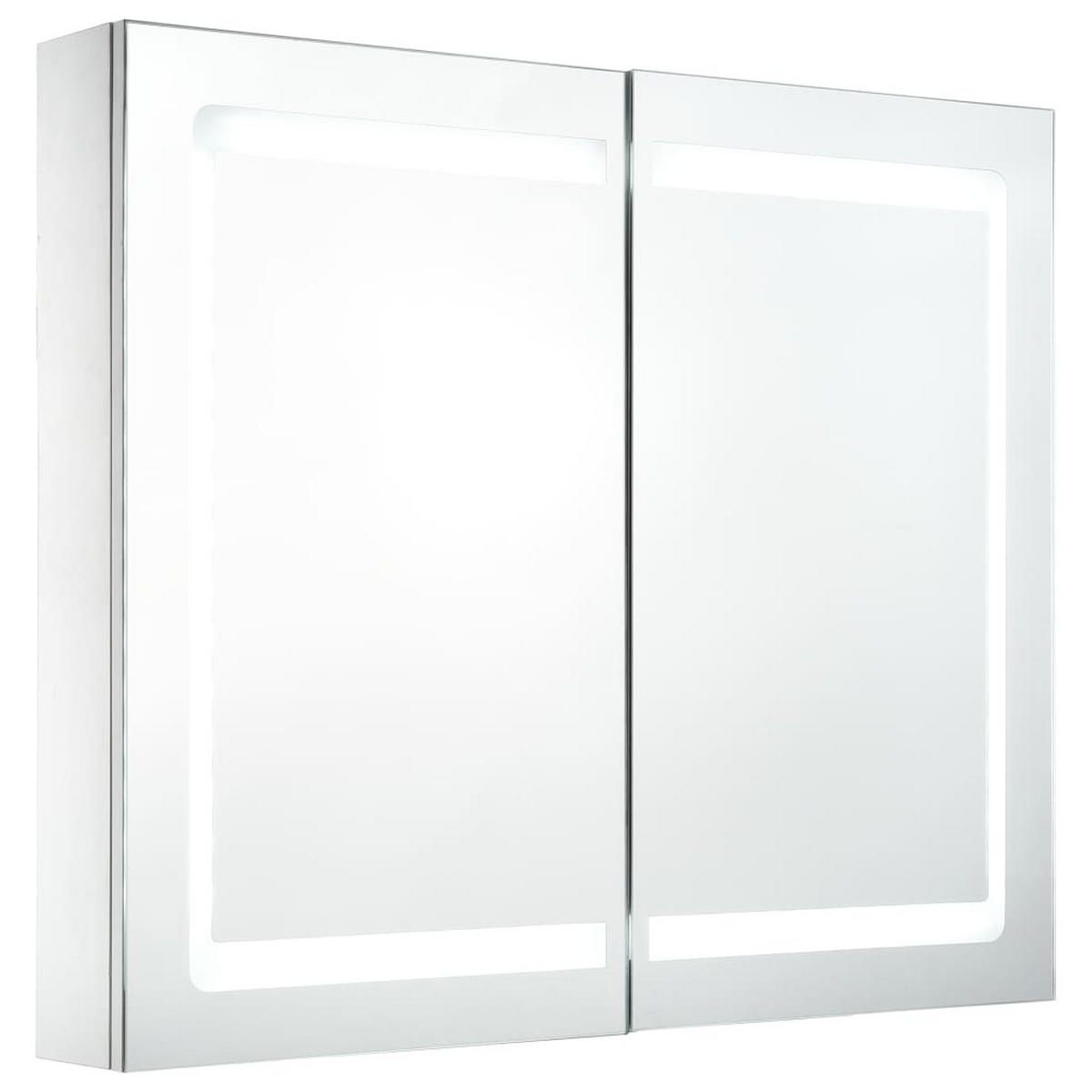 SPIEGELSCHRANK Cornwell 68/12.2/80 cm - Weiß, Holzwerkstoff (12.2/80/68cm) - Nettlife