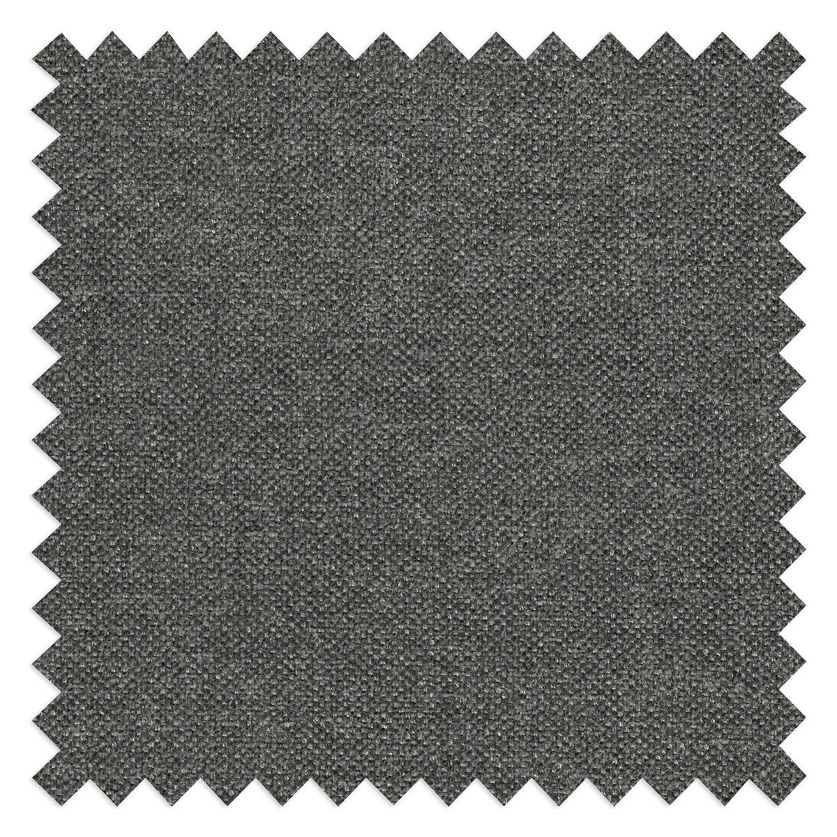WECKSELBEZUG für Polsterhocker - Webstoff - Dunkelgrau, Textil (60/40cm) - home24