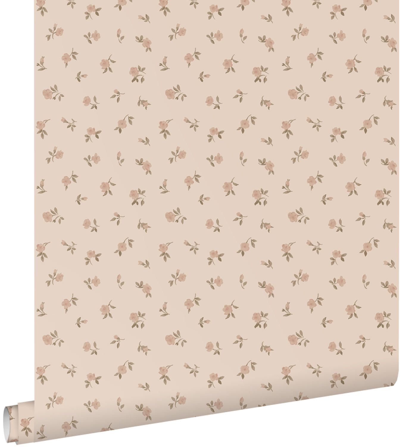 TAPETE Blumenmuster 50 x 900 cm - Pink, Papier (50/900cm) - ESTAhome