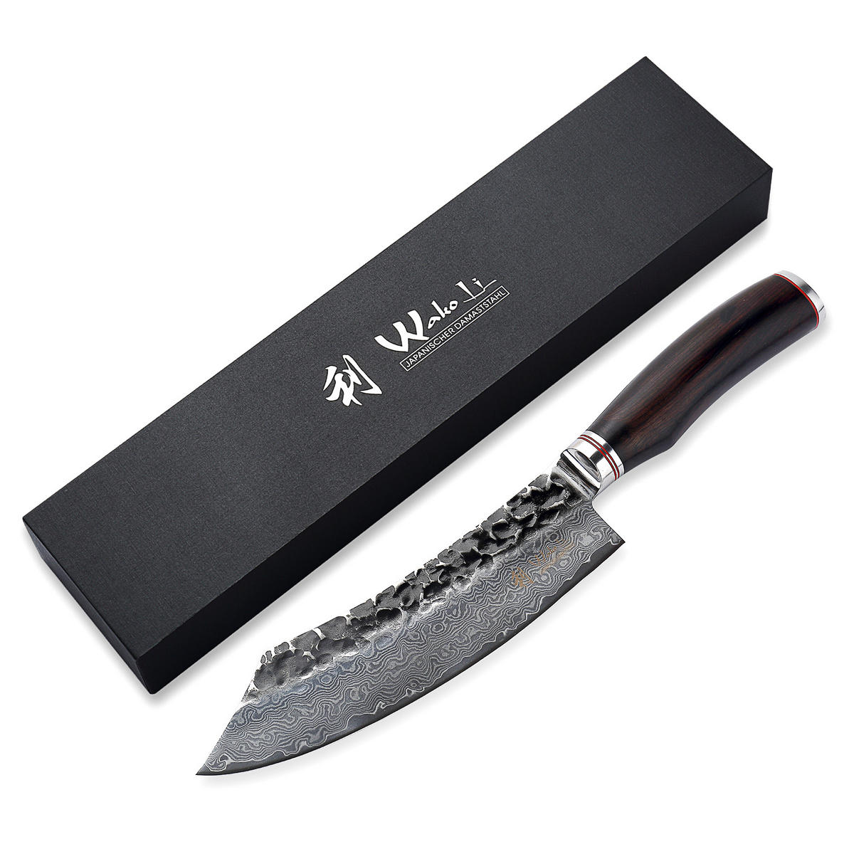 BLOCKMESSER 20 cm - Schwarz, Holz/Metall (34cm) - Wakoli