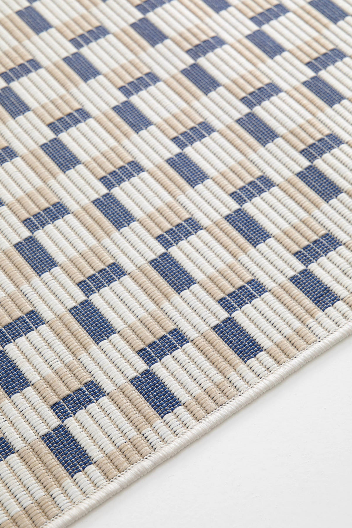DESIGN Teppich für Innen und Außen blau - Blau, Textil (160/230cm) - AFK Living