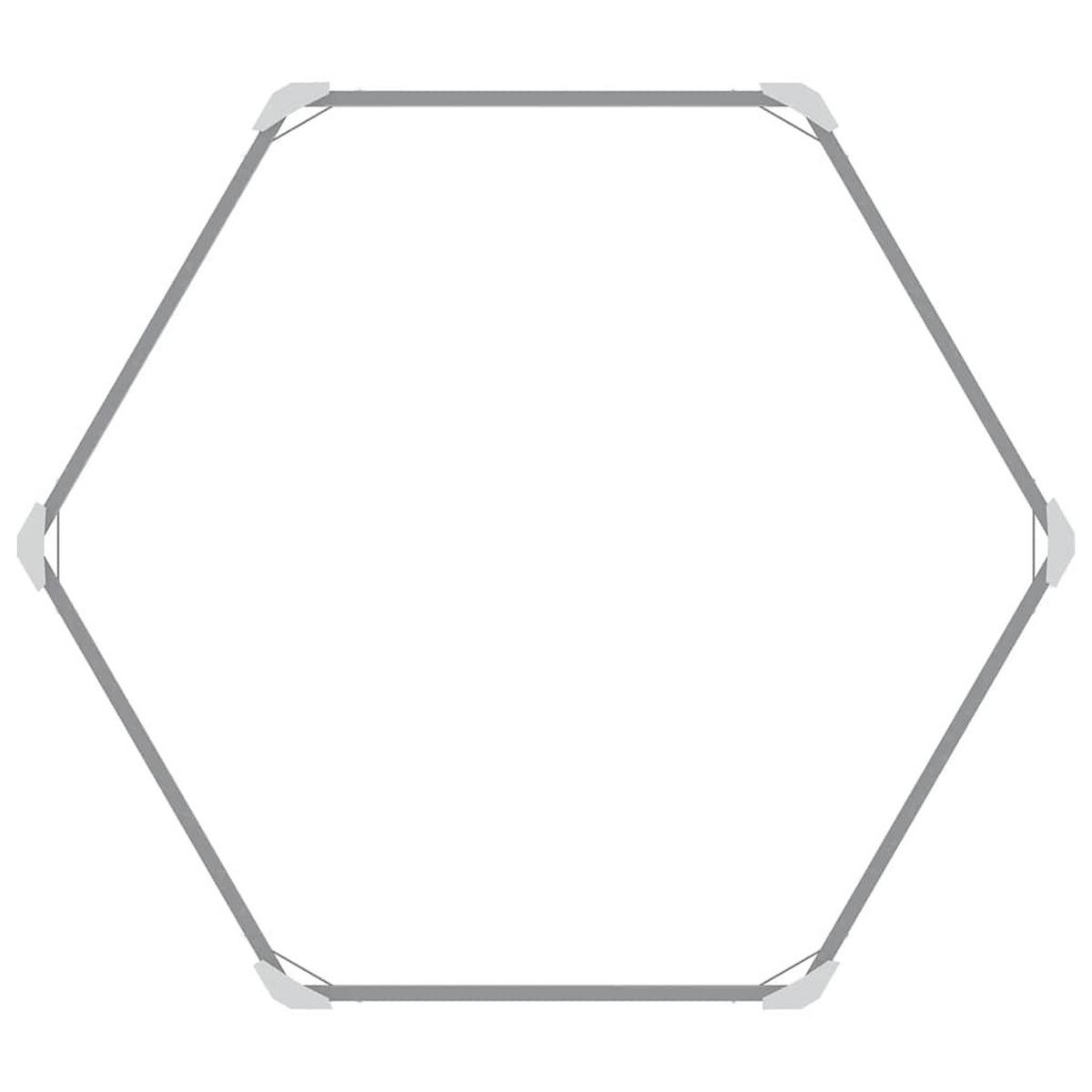 HOCHBEET 129/129/77 cm, aus Verzinkter Stahl, Grau - Grau, Metall (129/77/129cm) - vidaXL