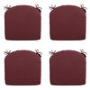 SITZKISSEN Panama 46/48 cm 4er-Set - Dunkelrot, Textil (48/4/46cm) - Madison