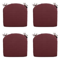 SITZKISSEN Panama 46/48 cm 4er-Set - Dunkelrot, Textil (48/4/46cm) - Madison