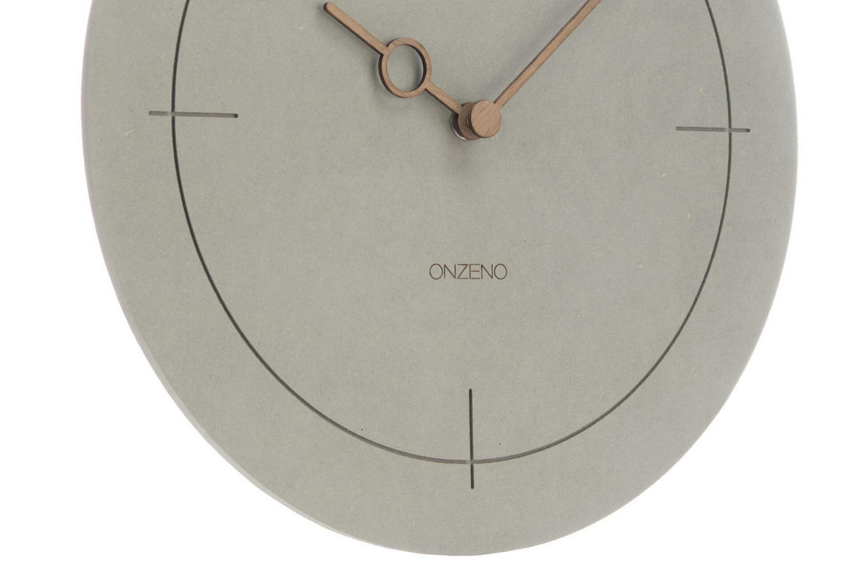 WANDUHR Design Grau 29/29 cm - Grau, Holzwerkstoff (0.42/29/1cm) - ONZENO