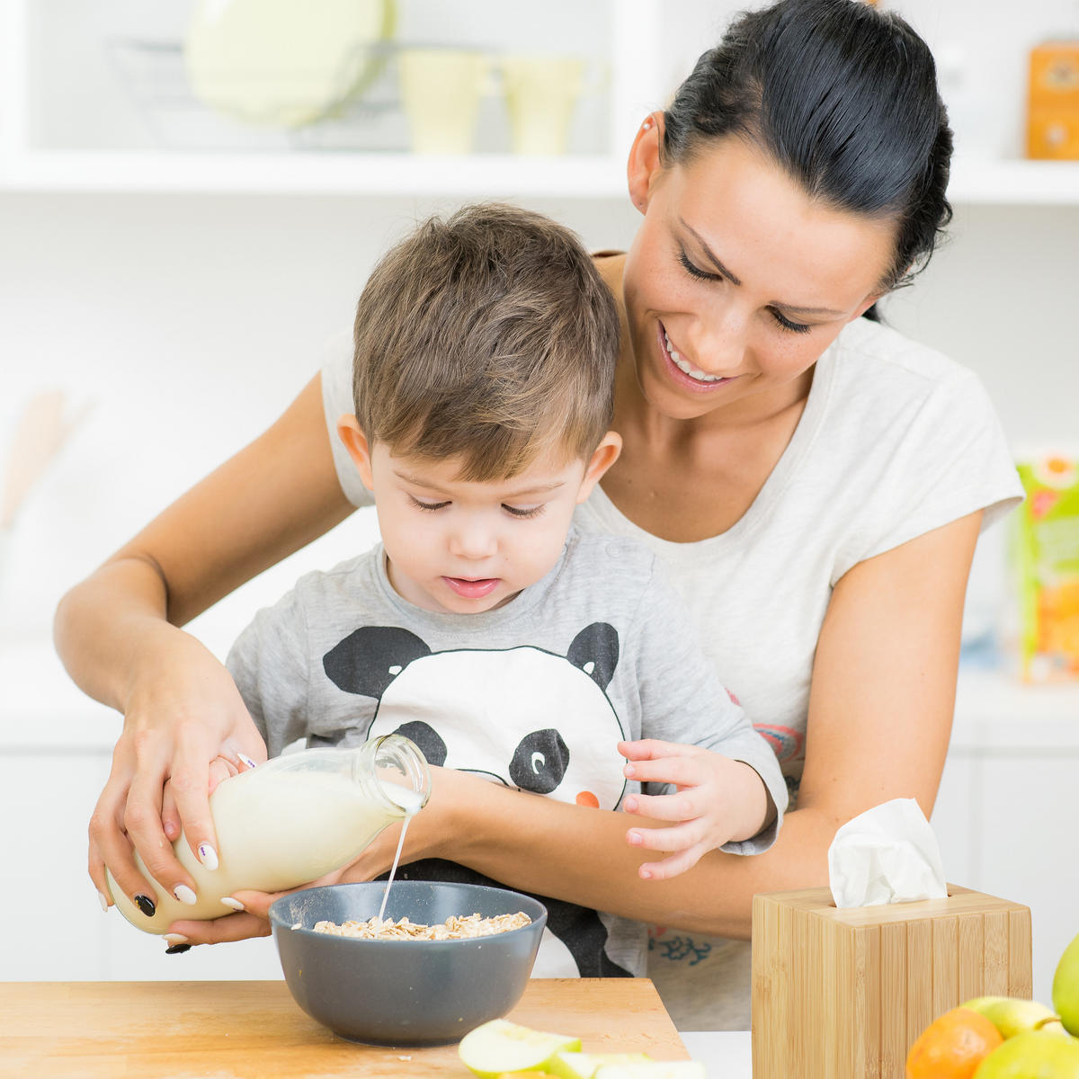 KOSMETIKTÜCHERBOX - Hellbraun, Holz/Holzwerkstoff (14/14/14cm) - Relaxdays