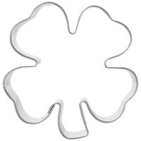 AUSSTECHFORM Kleeblatt 6 cm Silber - Silberfarben, Metall (6/1.7/6cm) - Orion 