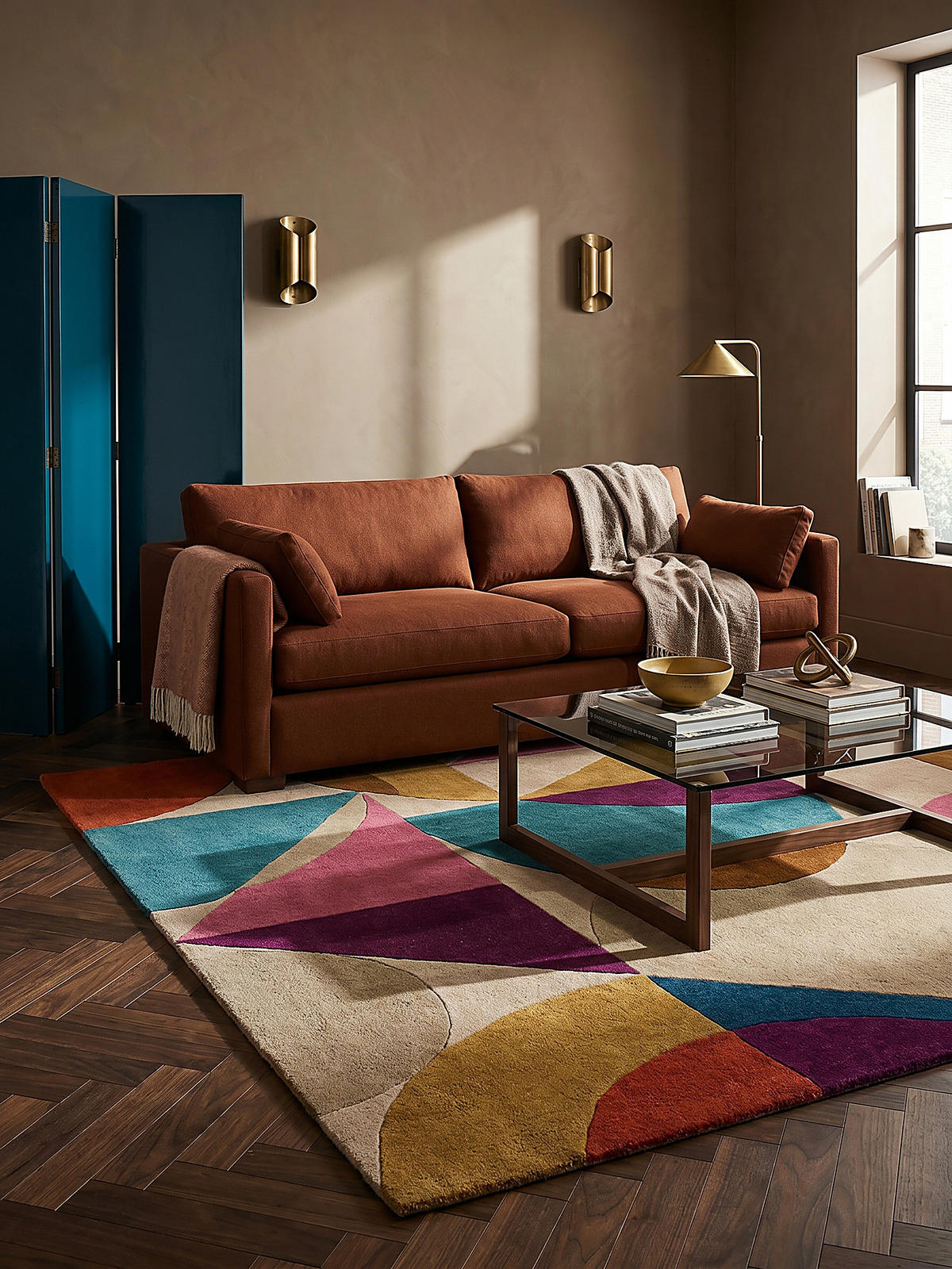 WOLLTEPPICH AIRE, abstrakt, Bunt, 160 x 230 cm - Multicolor, Textil (230/160cm) - KADIMA DESIGN