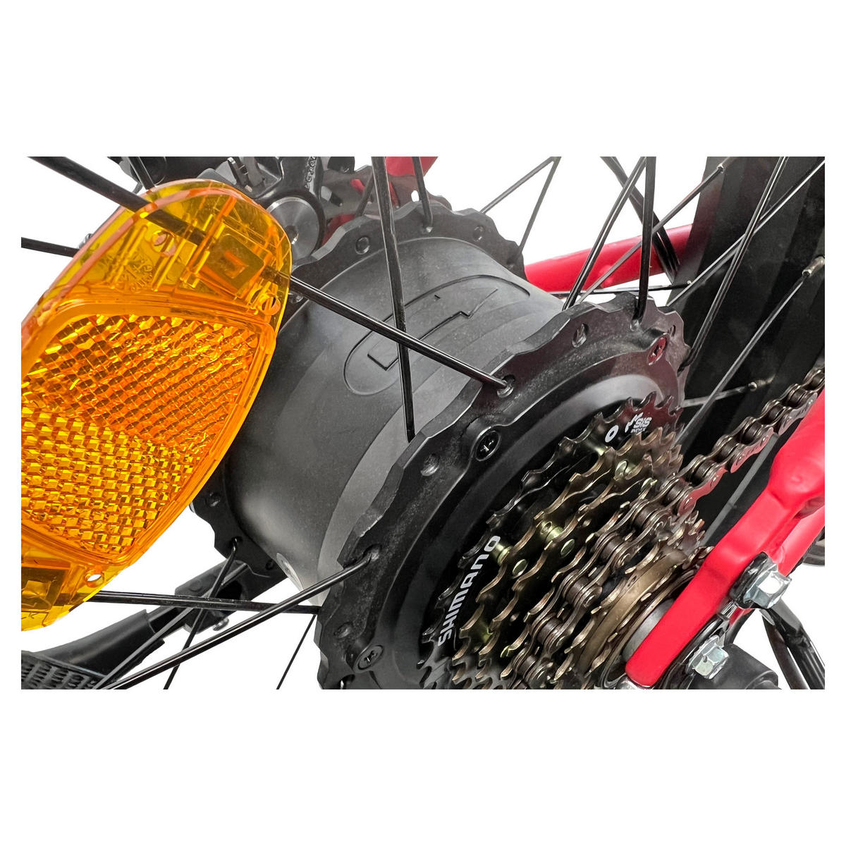 FALT E-BIKE 20" TERRAIN, ROT - Grau, Metall (125cm) - LLOBE