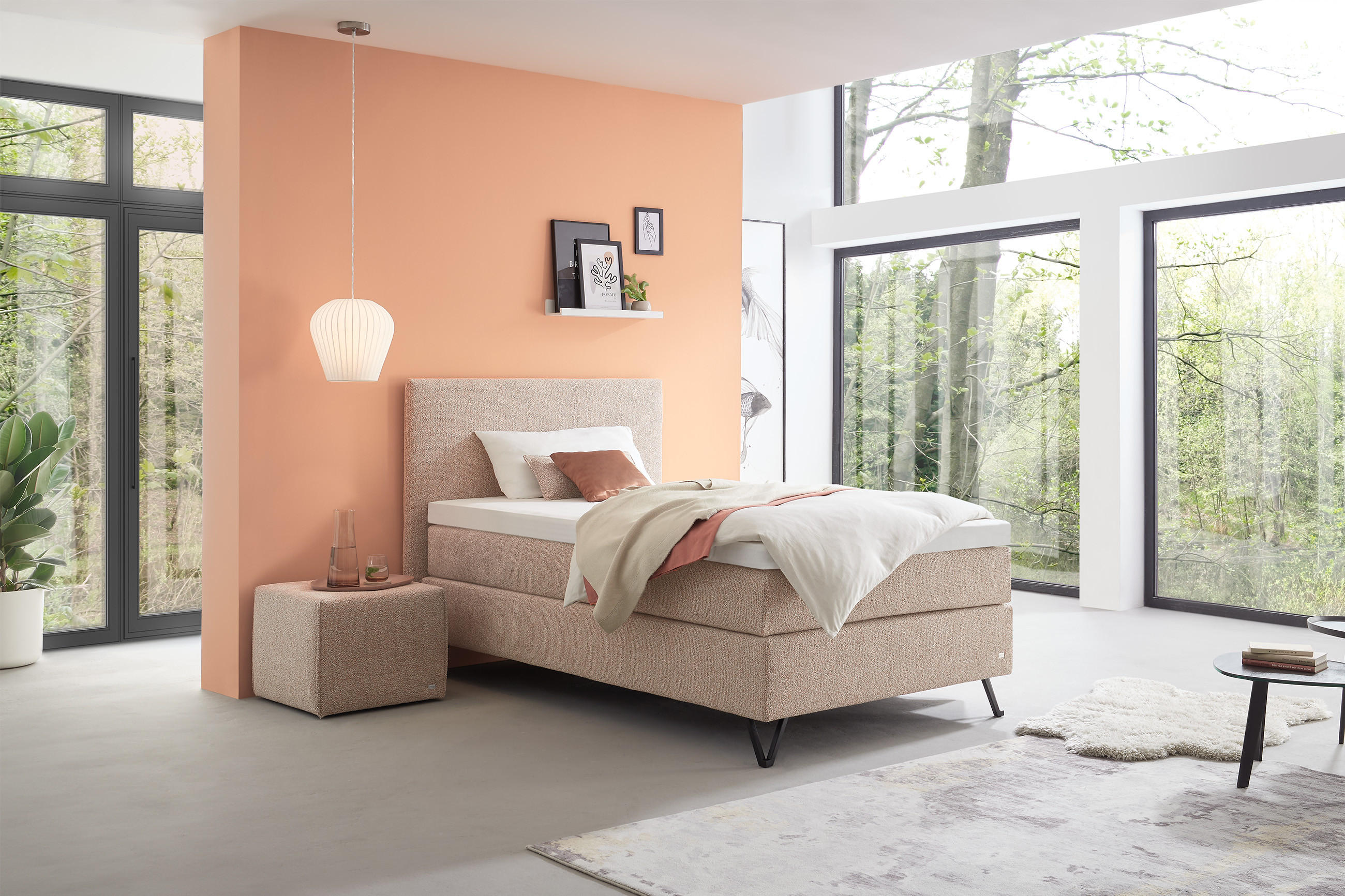 RUF-Betten Einzelbetten in Beige