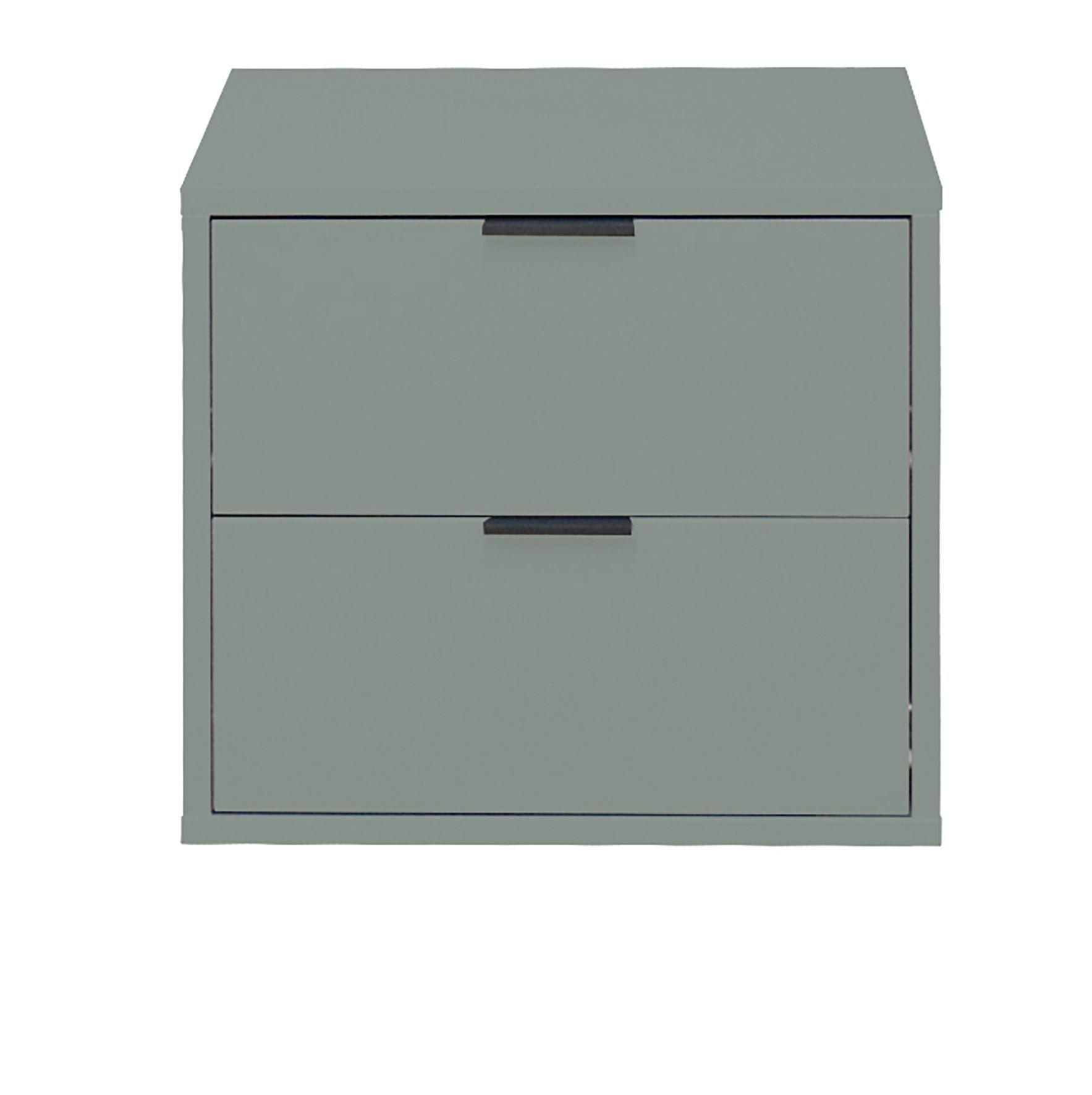 KOMMODE Erna 51x45x47 Pinie Green matt Lack - Grün, Holzwerkstoff (51/47/45cm) - 58aufmkessel