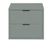 KOMMODE Erna 51x45x47 Pinie Green matt Lack - Grün, Holzwerkstoff (51/47/45cm) - 58aufmkessel
