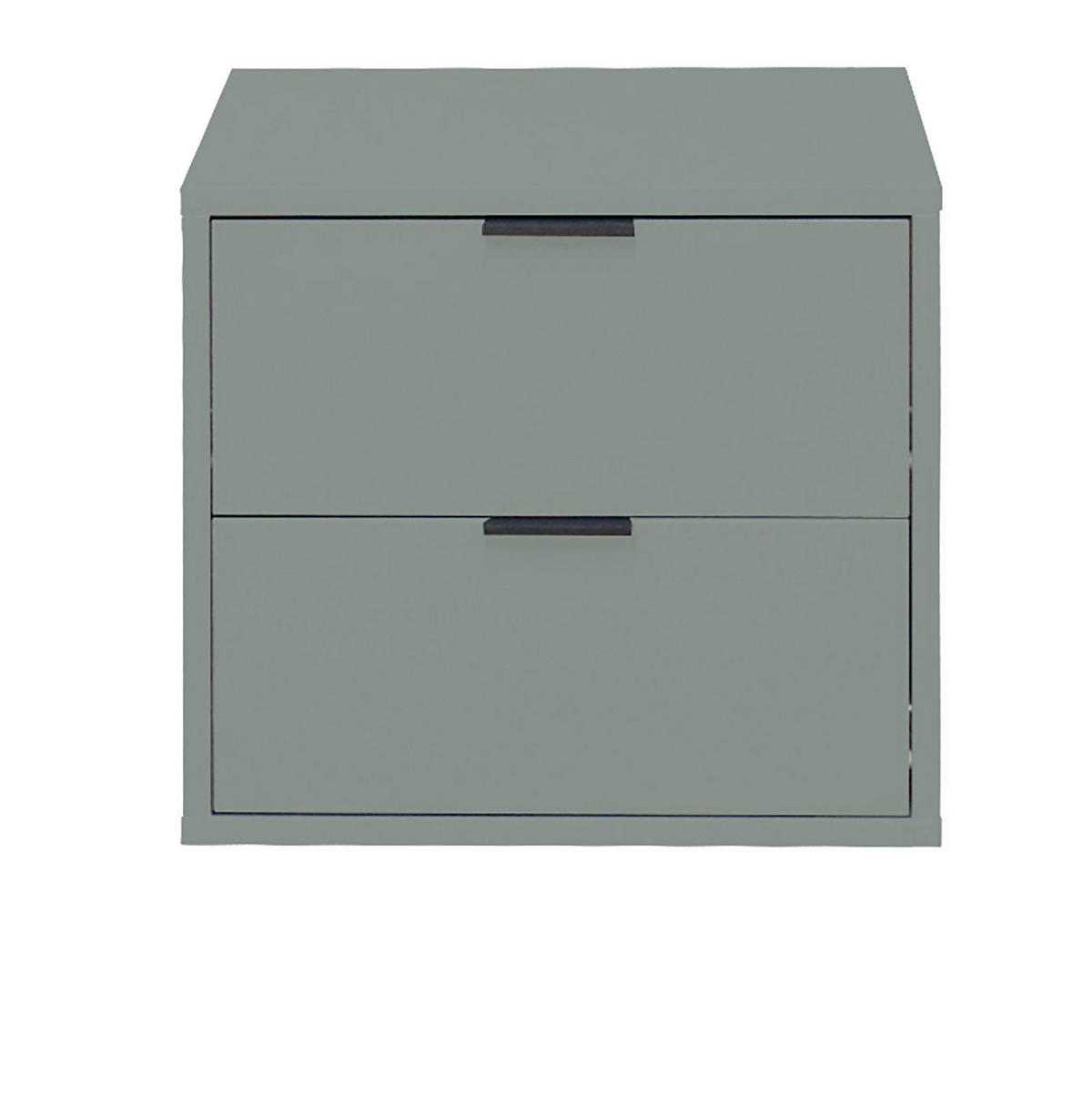 KOMMODE Erna 51x45x47 Pinie Green matt Lack - Grün, Holzwerkstoff (51/47/45cm) - 58aufmkessel