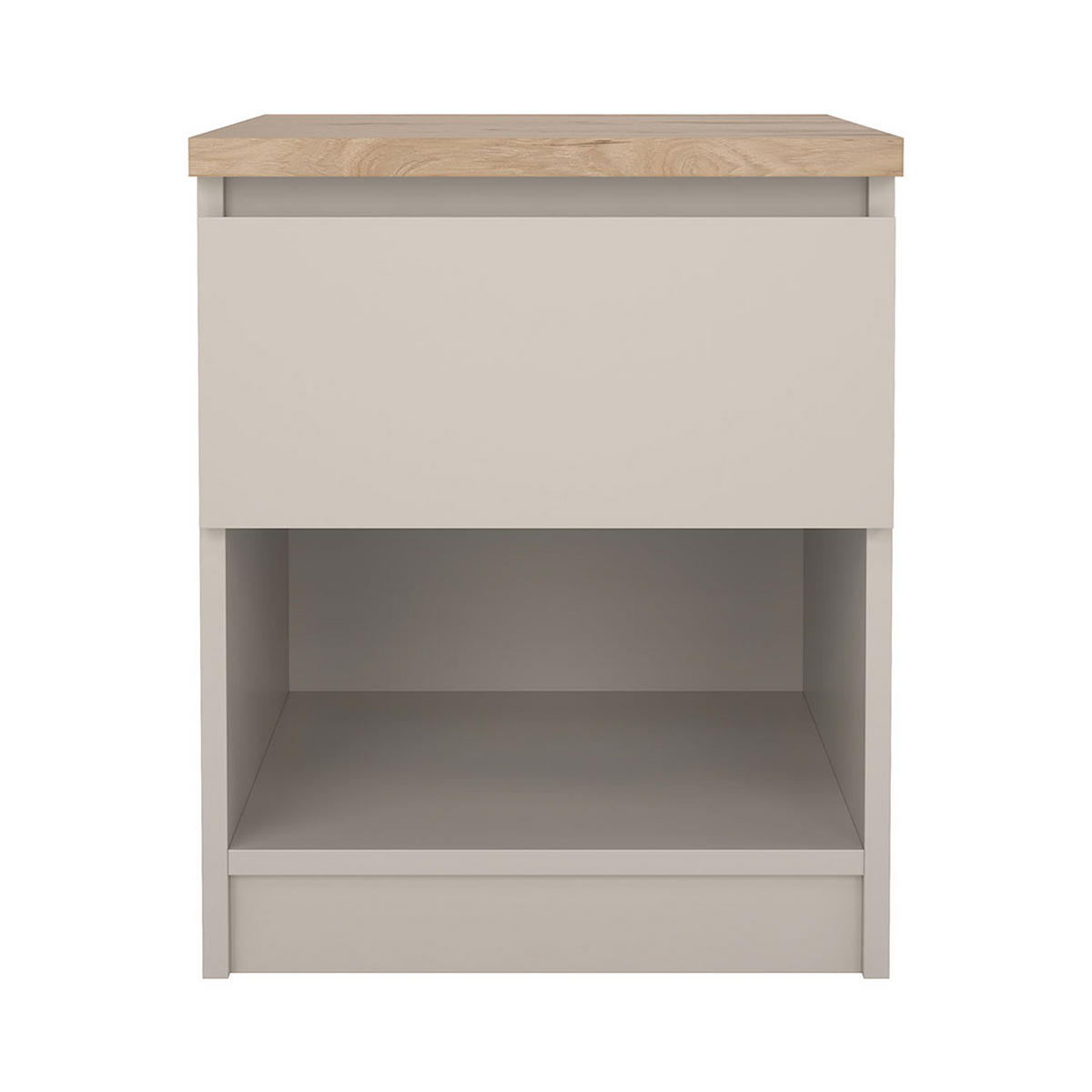 NACHTTISCH, Naia, Eiche, Holzwerkstoff, 41 x 40 x 50 cm - Eichefarben, Holzwerkstoff (41/50/40cm) - ebuy24