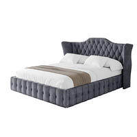 POLSTERBETT mit Bettkasten und Lattenrost, Bett mit Matratze H3/H4 - MODY 120x200 Dunkelgrau - Dunkelgrau, Holzwerkstoff/Textil (120/200cm) - ALTDECOR