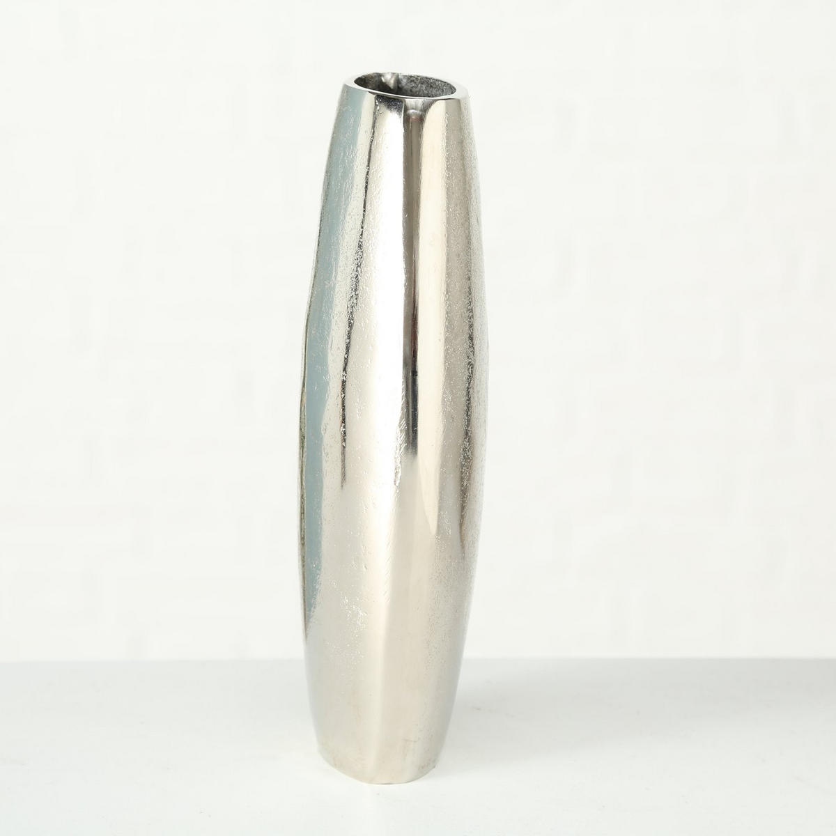 VASE Metall Flaire 22 cm - Silberfarben, Metall (22cm) - Boltze Home
