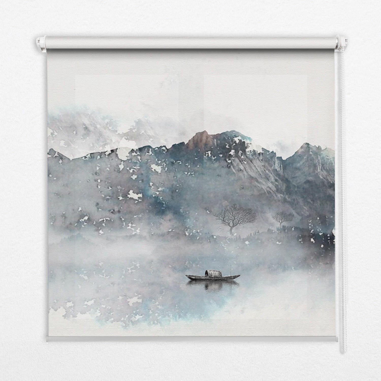 TULUP VNITŘNÍ roleta - okenní roleta - roleta - 150x140 cm - Malované hory