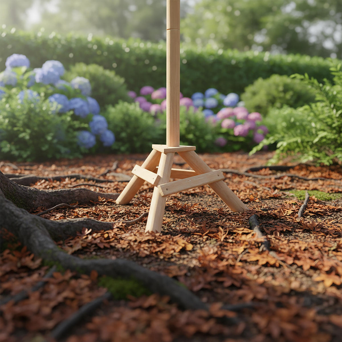 VOGELHAUS - Hellbraun, Holz (37/100/28cm) - Relaxdays