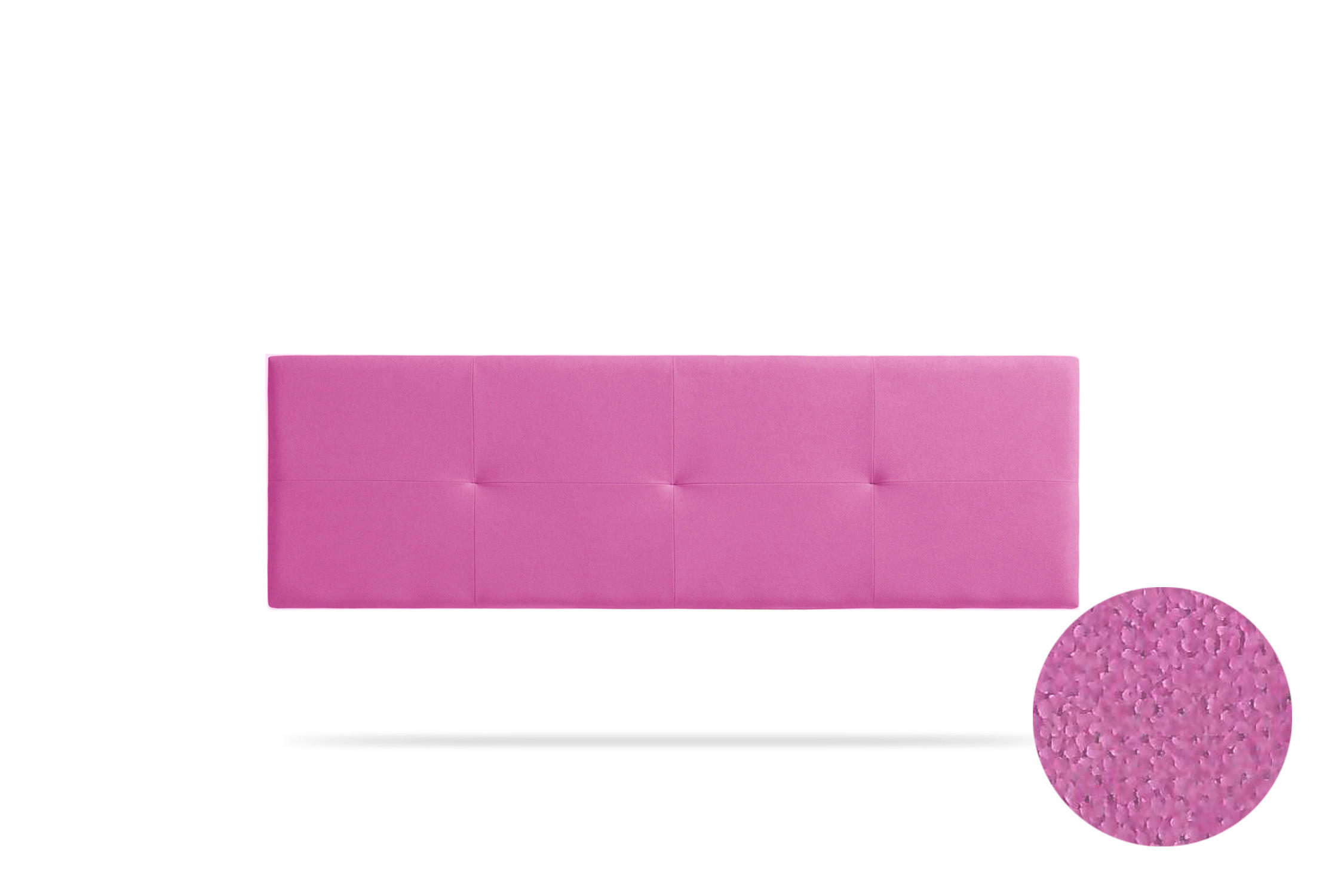 KOPFTEIL gepolstert ALTEA Aqualine 115x50x5 cm - Fuchsie - Moonia - Rosa, Holz (115/5/50cm)