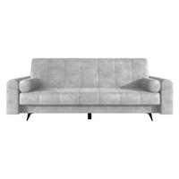 SCHLAFSOFA Zuri - Chromfarben/Schwarz, Holz/Textil (240/93/91cm) - MIRJAN24