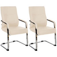SCHWINGSTUHL 2er Set Stoff creme - Creme, Textil/Metall (55/88/60cm) - CLP