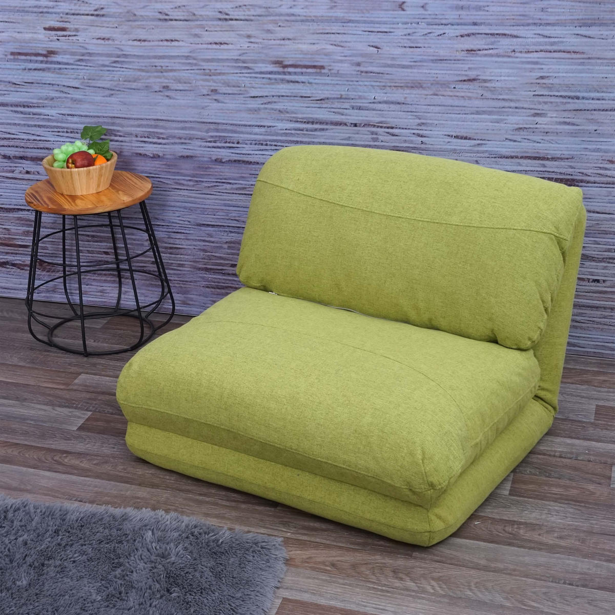 SCHLAFSESSEL Grün - Grün, Textil (75/60/75cm) - MCW