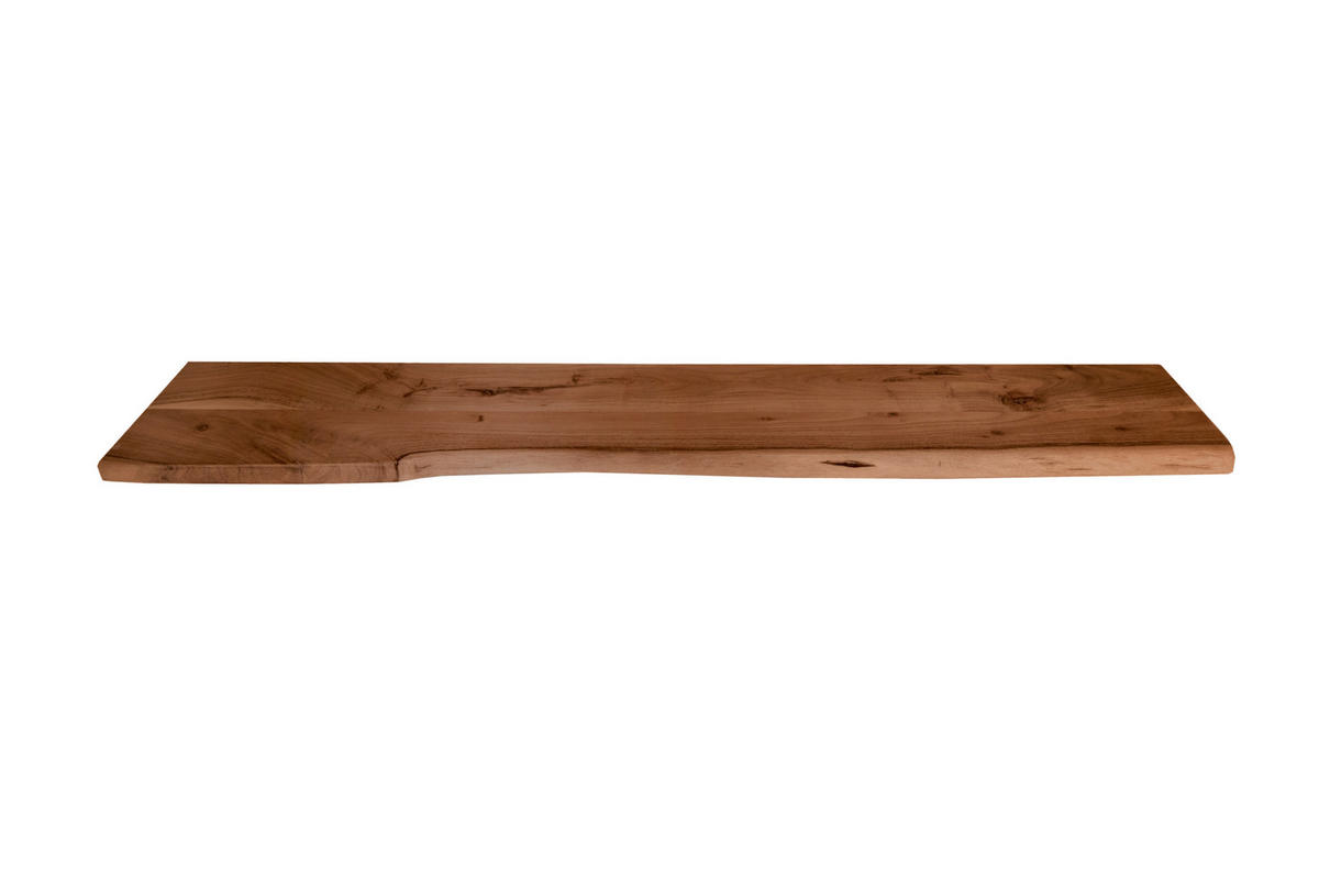 WANDREGAL AMANDA - Braun/Akaziefarben, Holz (110/3/20cm) - SAM