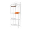 STANDREGAL Florenz weiß - Weiß, Metall (66/175/32cm) - TPFGarden