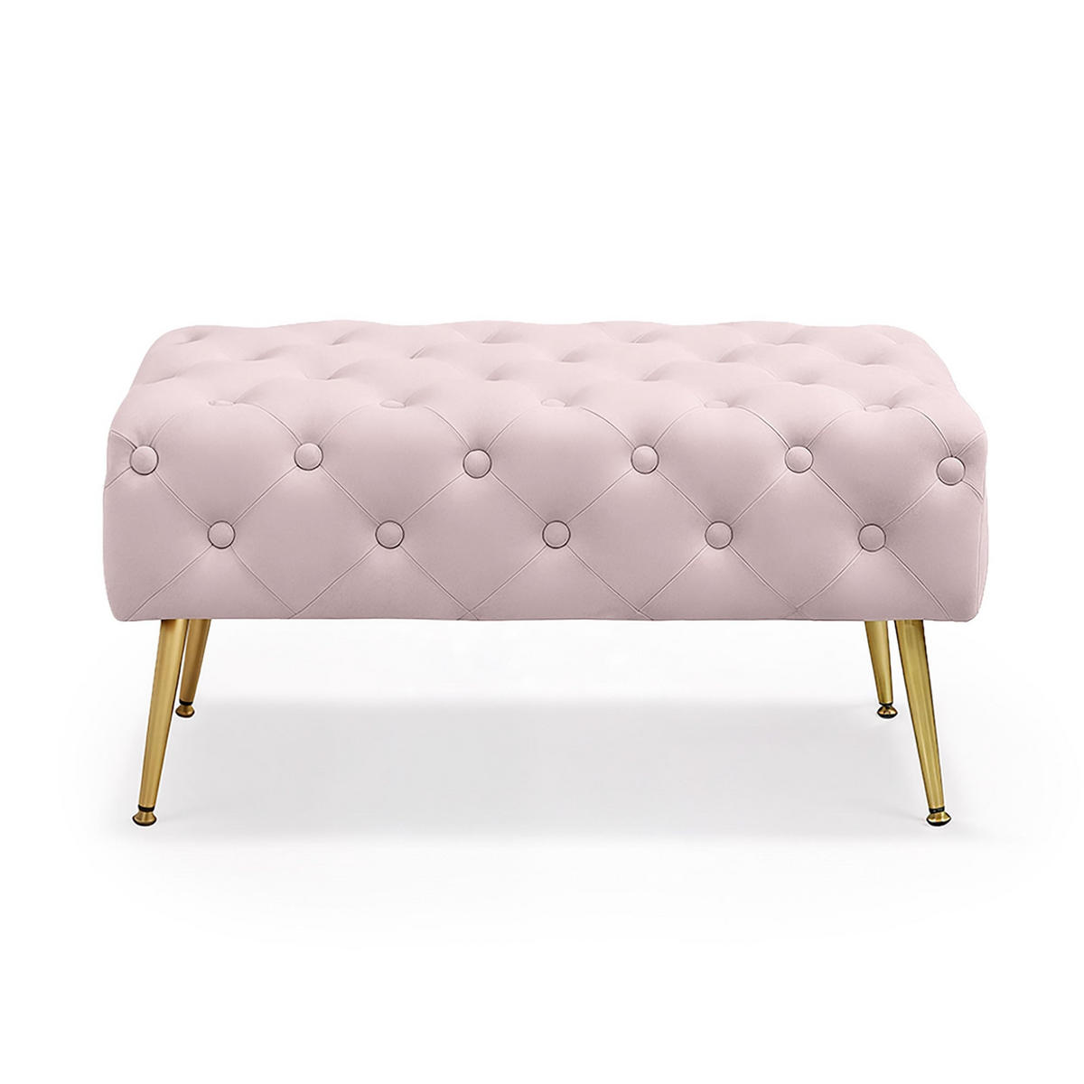 SITZHOCKER MADRID, Rosa, T80xB37xH42 - Pink, Holz (37/42/80cm) - Milordbikes