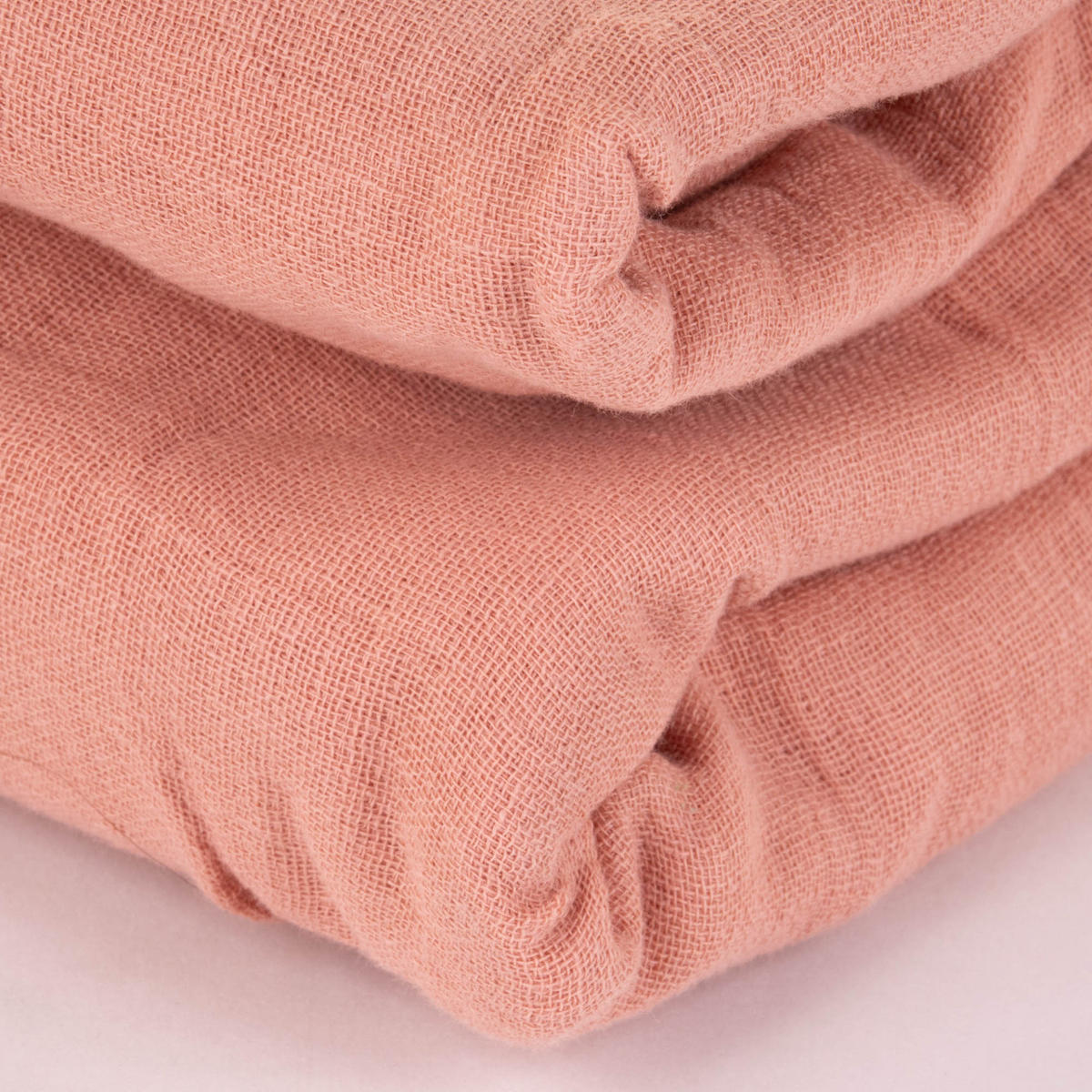 BETTWÄSCHE Angelia 140/200 cm - Rosa, Naturmaterialien (200/140cm) - Douceur d´intérieur