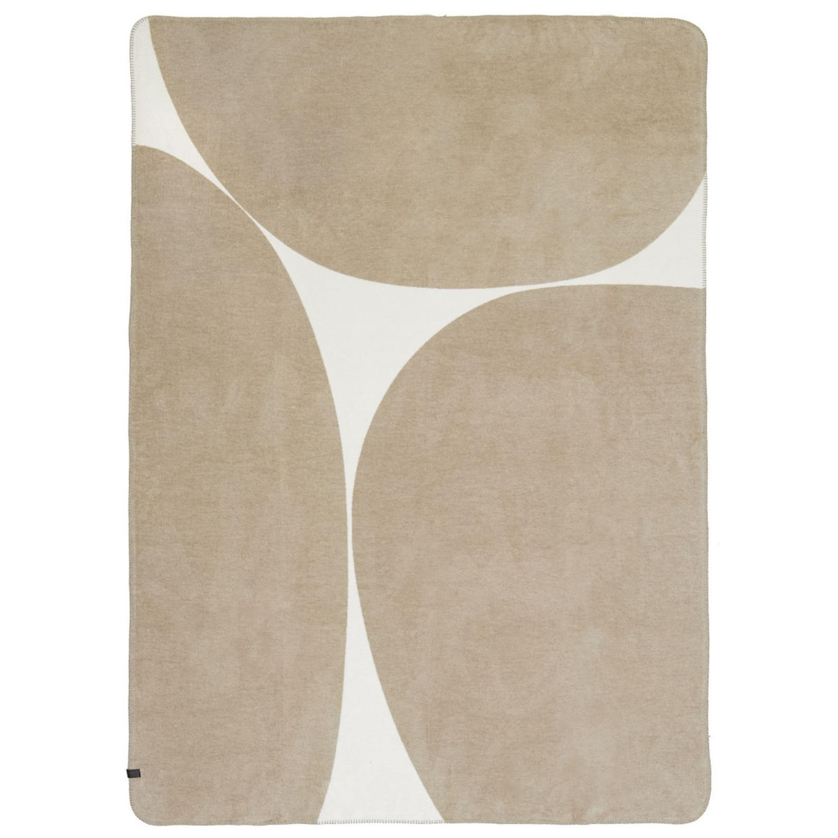 PLAID PEBBLE - Beige, Textil (150/200cm) - Schöner Wohnen