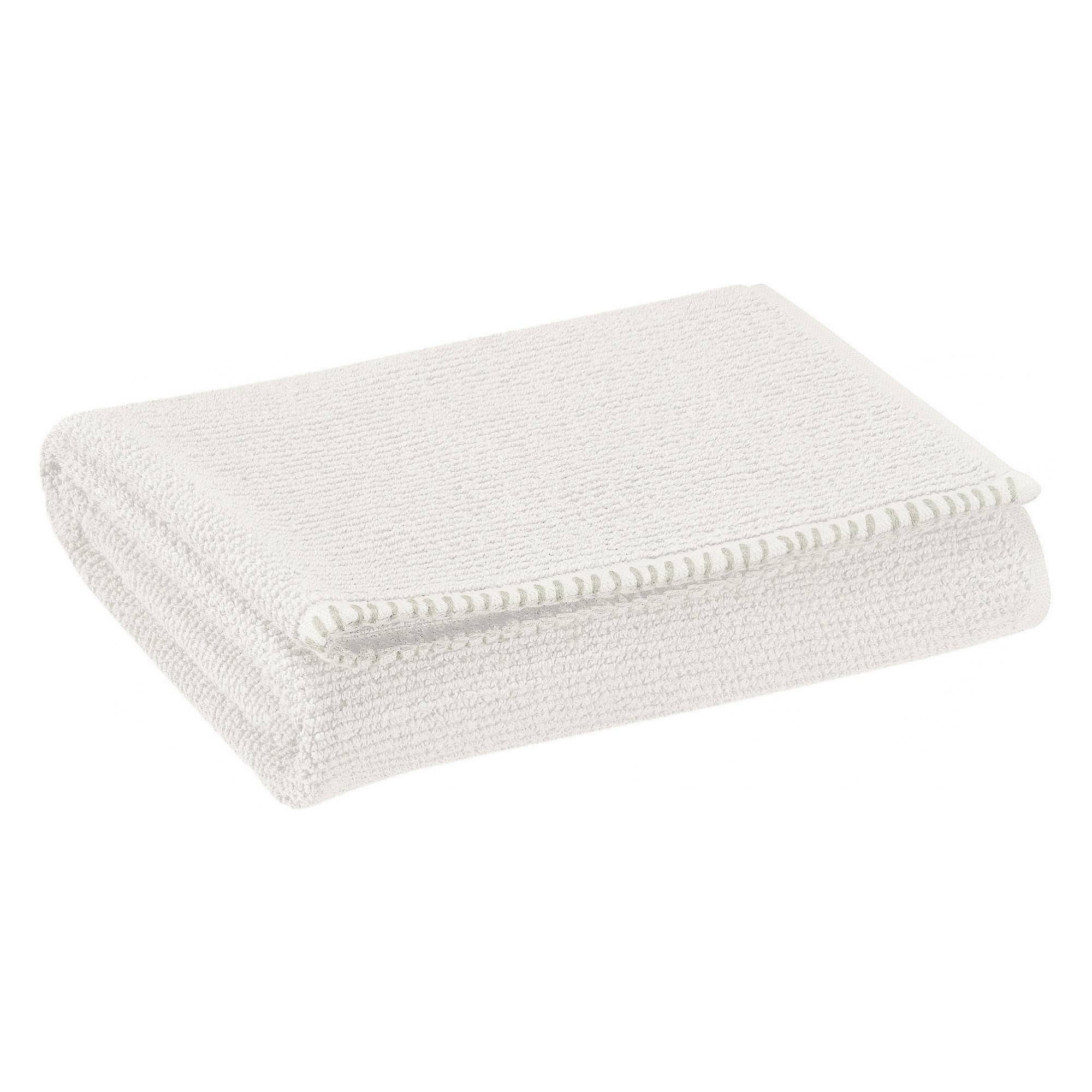 GÄSTETUCH Bora schneeweiß 30 x 50 cm - Weiß, Textil (30/50cm) - Vivaraise