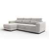 ECKSOFA OLI 4-Sitzer links, perlweiß - Weiß, Holz/Textil (295/172cm) - Courtois Laville